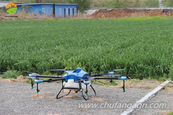 Agricultural spraying drone for pesticides