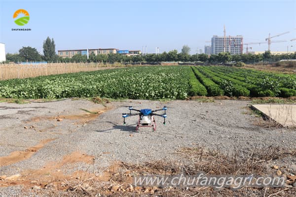 Crop spraying drone