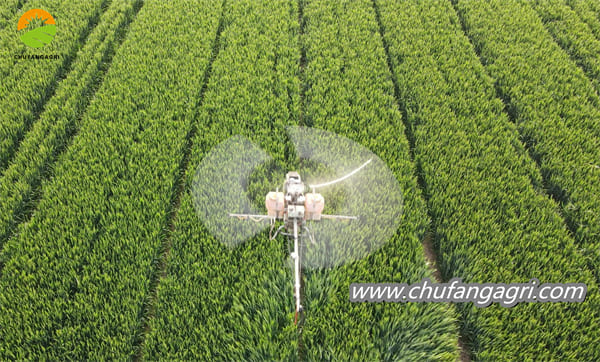 water spray drone