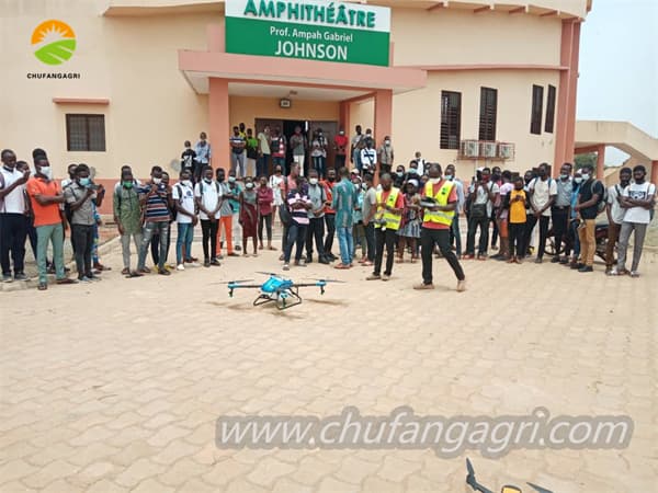 Drone in farm