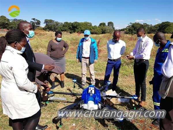 Agricultural sprayer drones