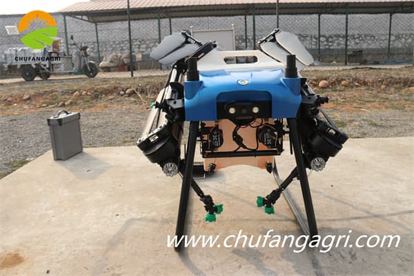 Sprayer drone in farm
