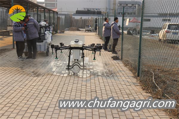 Agricultural drones for spraying