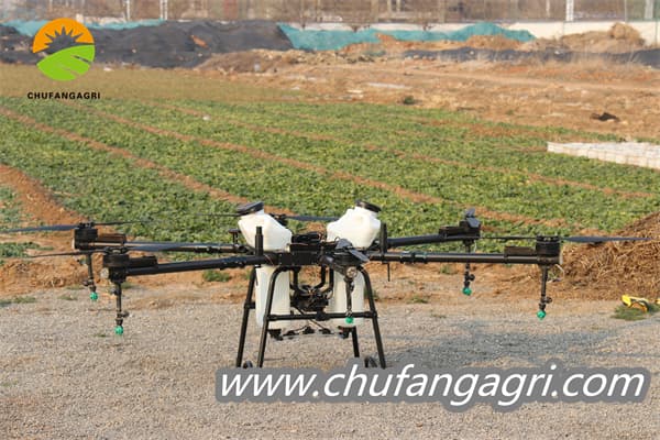 Agriculture drone for spraying fertilizer and pesticides