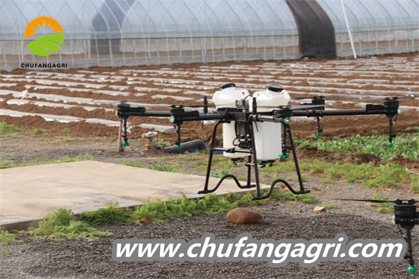 Agriculture drone for spraying fertilizer and pesticides
