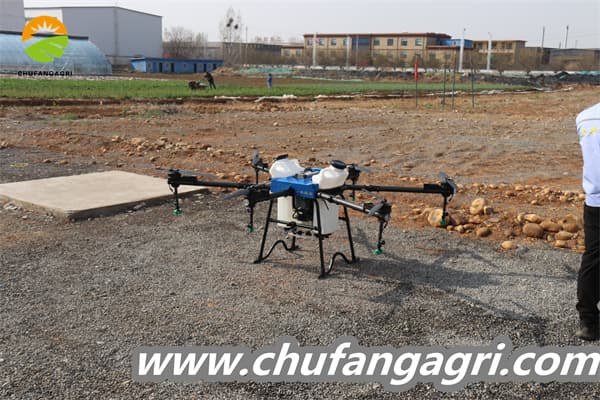 Crop spraying drone