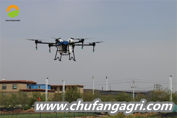Crop spraying drone