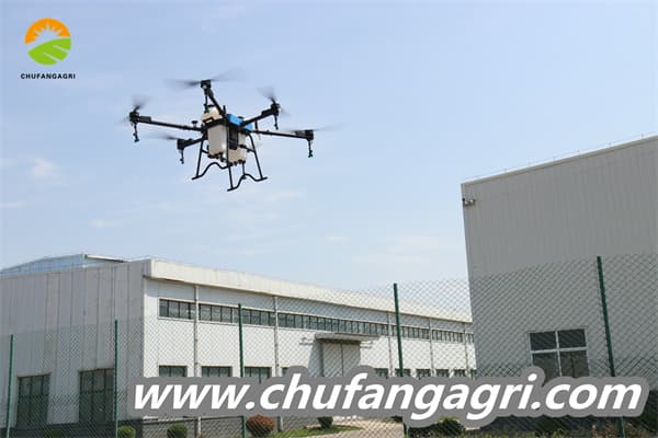 Irrigation drone farm for surveying