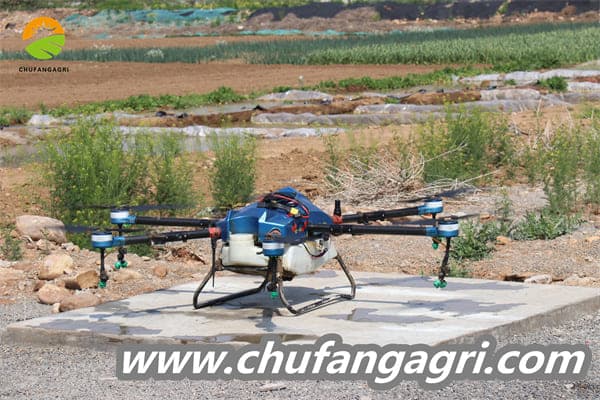 Crop spraying drone
