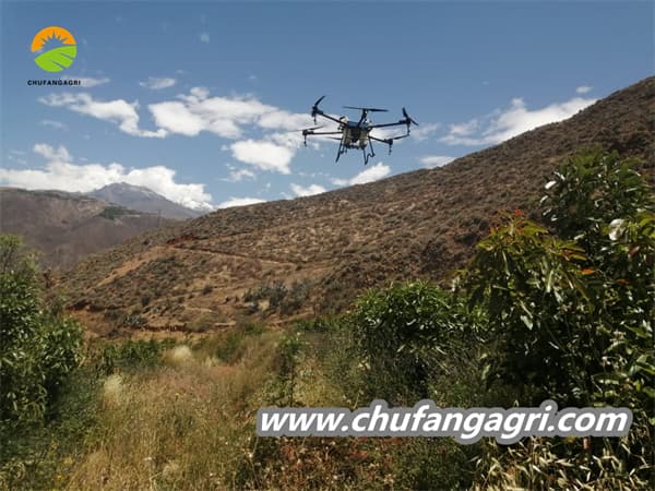 Interesting option for small plot work- drone sprayer