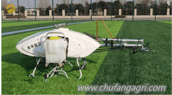 Agriculture drone for spraying fertilizer and pesticides