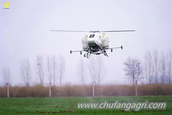 spray with drone