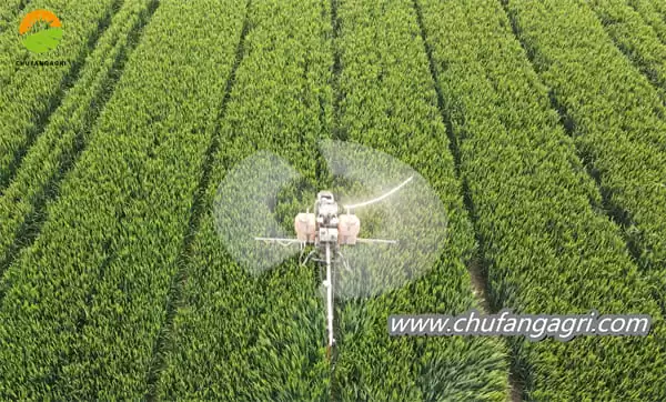water spray drone
