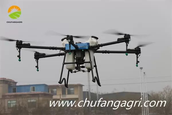 Agricultural spraying drone for pesticides