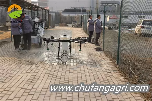 Agricultural drones for spraying