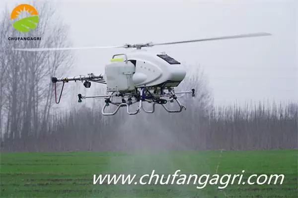 Agriculture drone for spraying fertilizer and pesticides