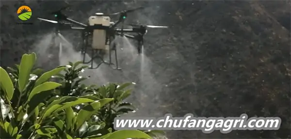 Test with agricultural drones